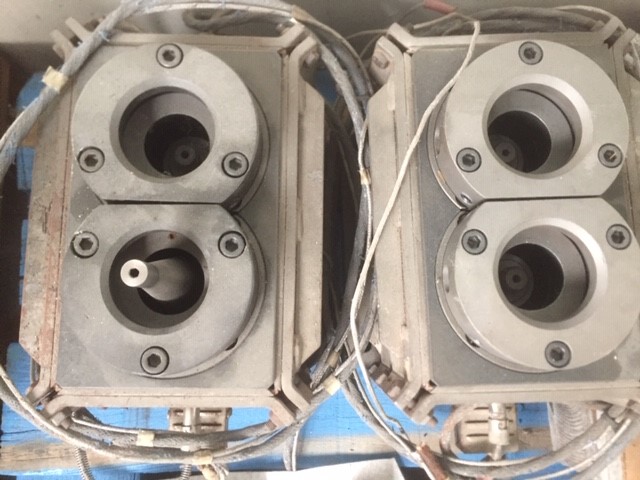 THEYSOHN PVC Die head for double strand extrusion 